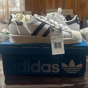 Adidas Superstar 82 White Black Sneakers